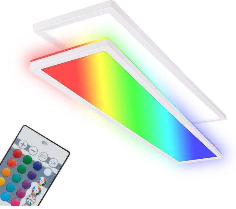 Briloner - led Deckenlampe flach Deckenleuchte Fernbedienung Dimmbar rgb Wohnzimmer