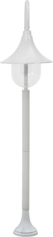 Garten-Pollerleuchte E27 120 cm Aluminium Weiß Vidaxl