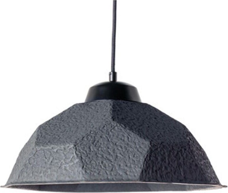 Hängelampe aus recyceltem schwarzen Karton D35xD35x160h cm