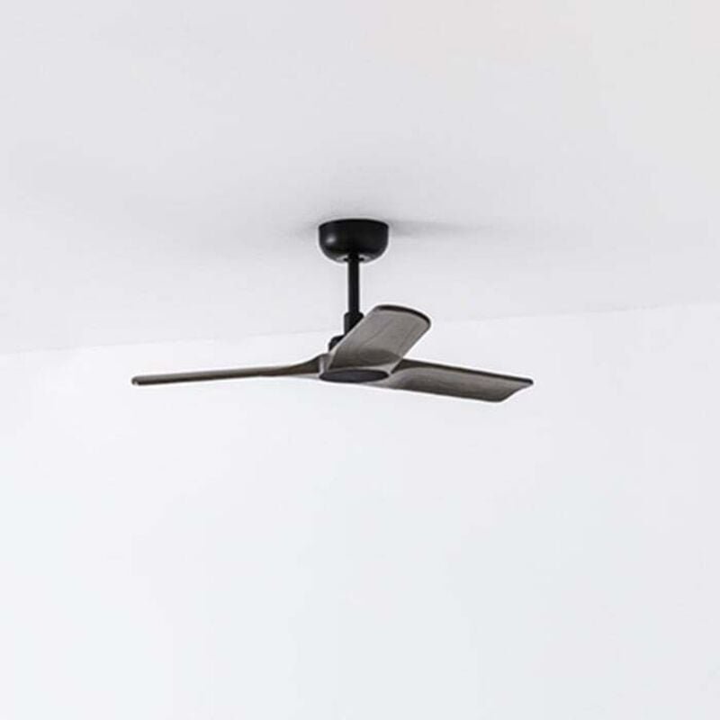 Faro Barcelona - Deckenventilato Schwarzer Ø90 cm heywood s