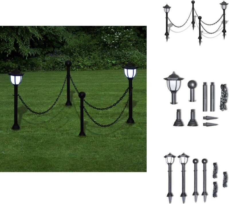 2x led Lampe Solarleuchte Außenlampe Gartenleuchte Laterne - Solarleuchte - Gartenlampe - Außeleuchte - LED-Lampe - Sonn...