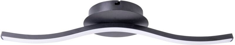 Naeve ONDA 45 cm integrierte LED-Deckenleuchte, halbbündig, Schwarz, 3000 K