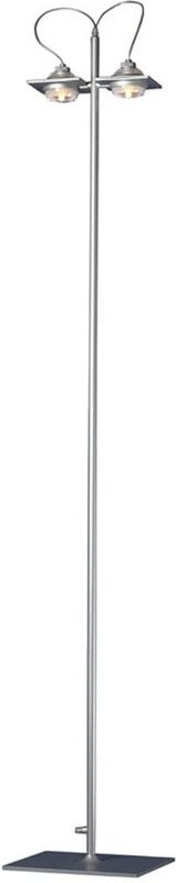 Ull Stehleuchte 2-flammig G9 Silbergrau, NICHT LED/CFL-kompatibel