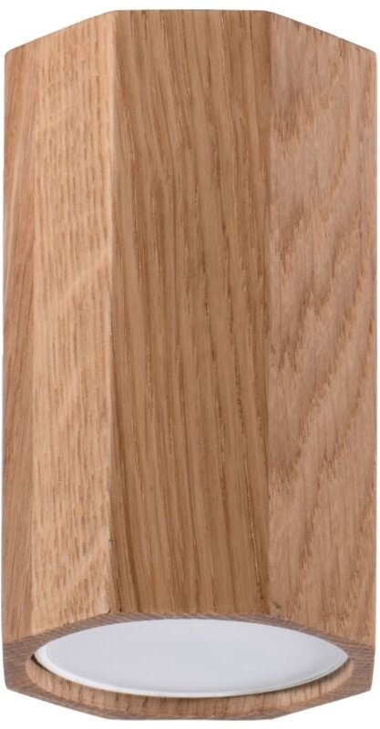 LEHDO Deckenleuchte 1 GU10 HOLZ EICHE LUMILO 10.131.33