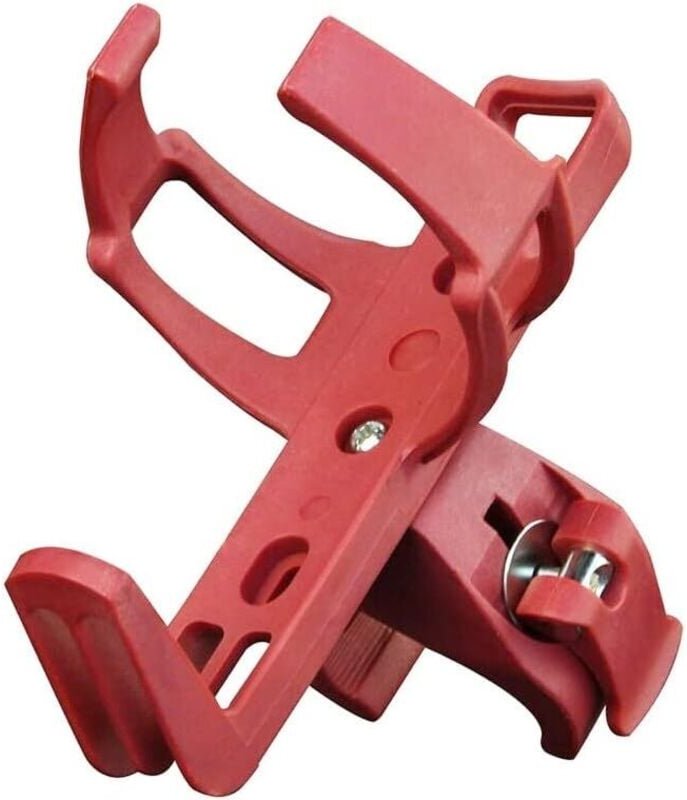 Thumbnail - Fahrrad-Wasserflaschenhalter, tragbares Autozubehör, 360-Grad-Drehung, Getränkehalter – Rot-RAPANDA