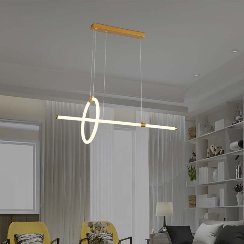 V-tac - Designer-Hängelampen - Paint Gold - IP20 - 16W - 1820 Lumen - 3000K
