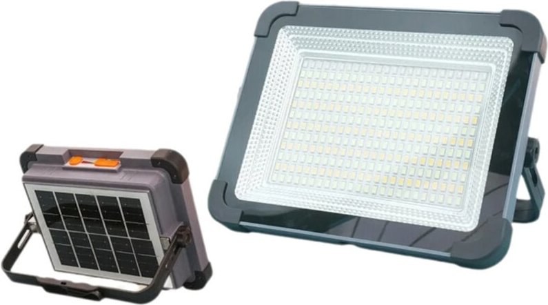 ALOVEZ Solar-LED-Straßenleuchte für den Außenbereich – Lange Akkulaufzeit, ideal für Camping, Baustellen und Wanderungen...