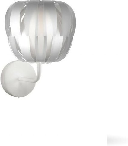 Silberne Wandlampe aus Metall Cm. 29 x 31 x 33 Stunden