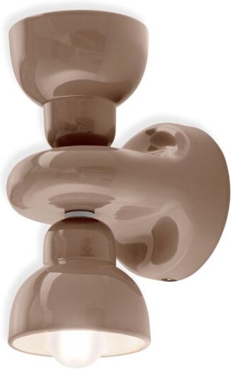 DECO' BERIMBAU C2601, Keramik Wandleuchte, Ferroluce