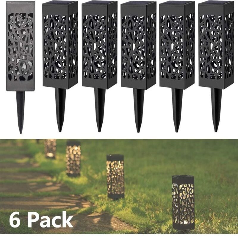 Solarbetriebene Gartenleuchten, wasserdichte Außenbeleuchtung, kabellose LED-Gartenleuchten, dekorative Solarbeleuchtung...