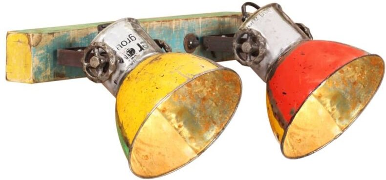 Wandleuchte Industrie-Stil Mehrfarbig 45x25 cm E27 vidaXL