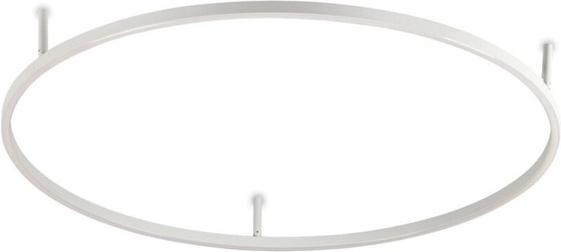 Ideal Lux ORACLE SLIM 90 cm nicht dimmbar 2700 K runde integrierte LED-Deckenleuchte halbbündig weiß
