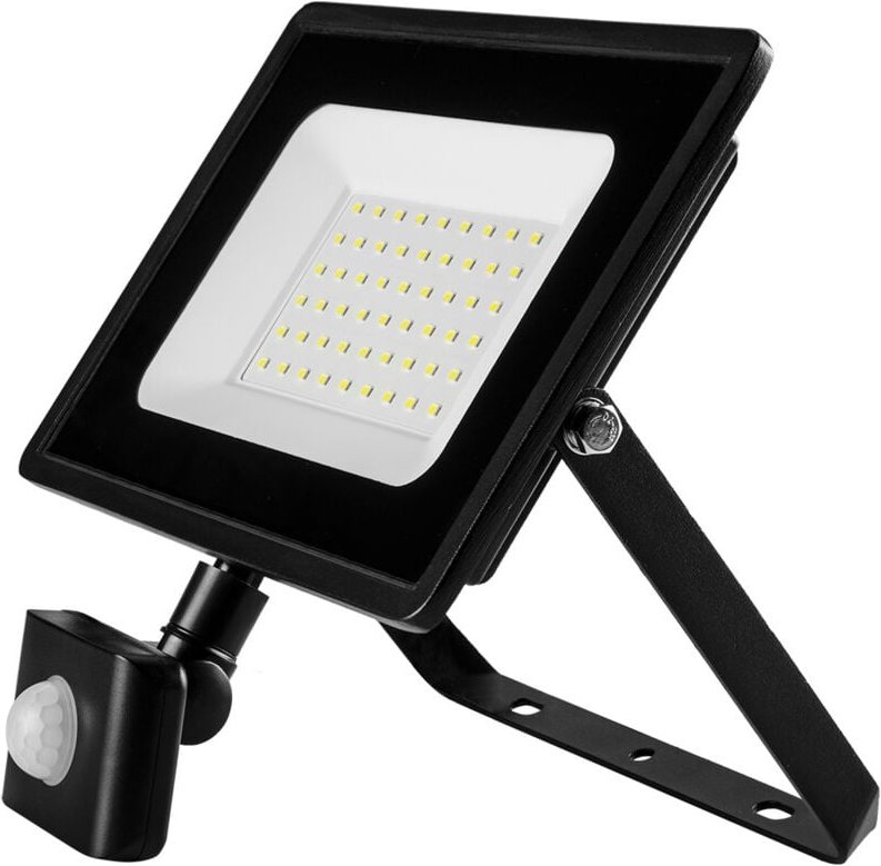 LED-Strahler 100° Winkel 50 W mit Bewegungsmelder, IP65