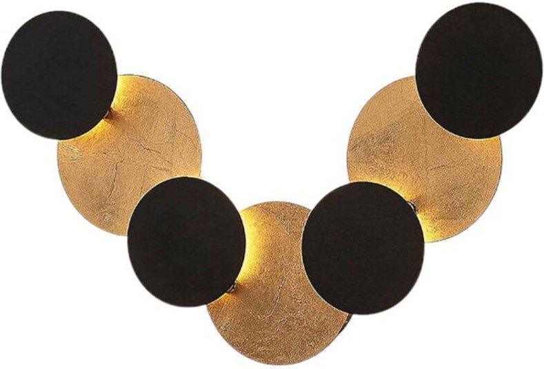 Thumbnail - Led Wandleuchte, Wandlampe Innen 'Grazyna' aus Metall für Wohnzimmer & Esszimmer von Lindby