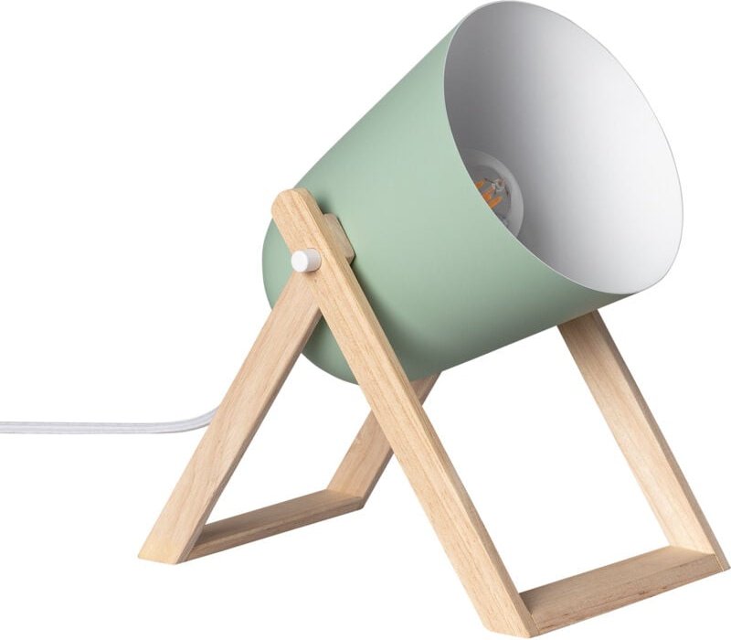 Tischlampe aus Metall Kiume Seladongrün