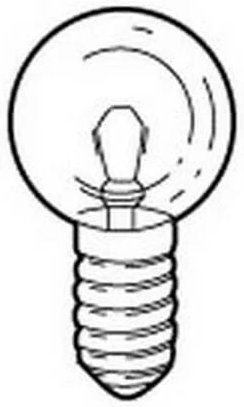 060920 E10-Glühbirne – 6 v – 0,45 a – 2,7 w - Legrand