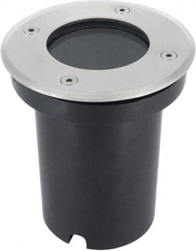 FABRILAMPE 17109RE11 Einbau Außen Encastrar Red.1xgu10 Nickel 13x11x11 cm IP65 Schnitt 10,5 cm