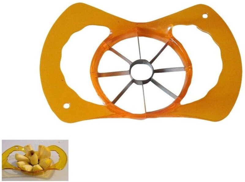 Trade Shop Traesio - Trade Shop - Apfelschneider, 10 cm, Scheiben, Segmente, 8 Stahlklingen, Küchenhelfer -