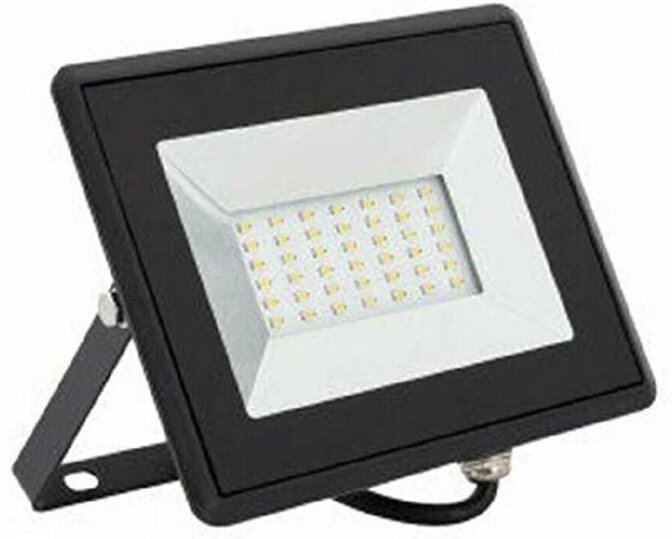 Trade Shop Traesio - Trade Shop - LED-Außenstrahler 200 Watt schwarz Kaltlicht 6500K IP65 F200W-NF1 -