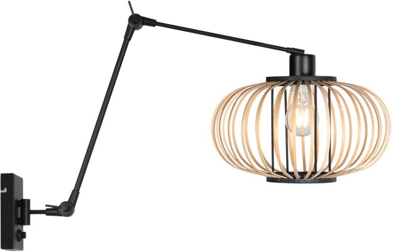 Steinhauer - wandleuchte - Prestige Chic - natürlich schwarz -