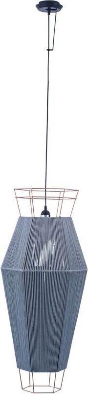 Legato - 1 Lichtwand- / Deckenanhänger Schwarz, Grau, E27 - Leds-c4