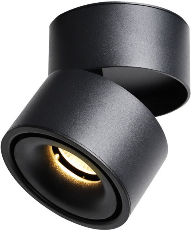 LED-Downlight schwarz faltbarer Multi-Winkel-Spot drehbarer Beleuchtungs-Deckenspot