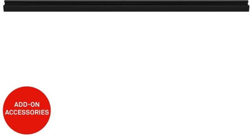 Briloner - Rail Schienensystem, Zubehör, Erweiterungskomponente, Schwarz, 0,75 m