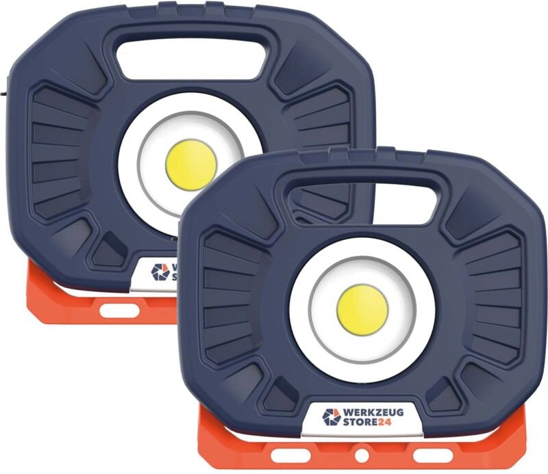 WS24 2x Akku LED-Baustrahler 2.500 Lumen (COB) 25 W - WS24-100119