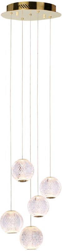 Italux - Rosario Klassische Cluster-Pendel-Deckenleuchte led, 3200K