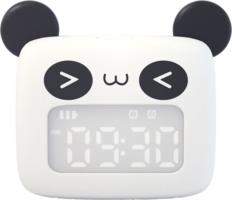 BEBUSINGOTO Kinderwecker, niedlicher Tier-Digitalwecker für Kinder, Nachttischuhr, Schlummertimer für Kinder, USB-Auflad...