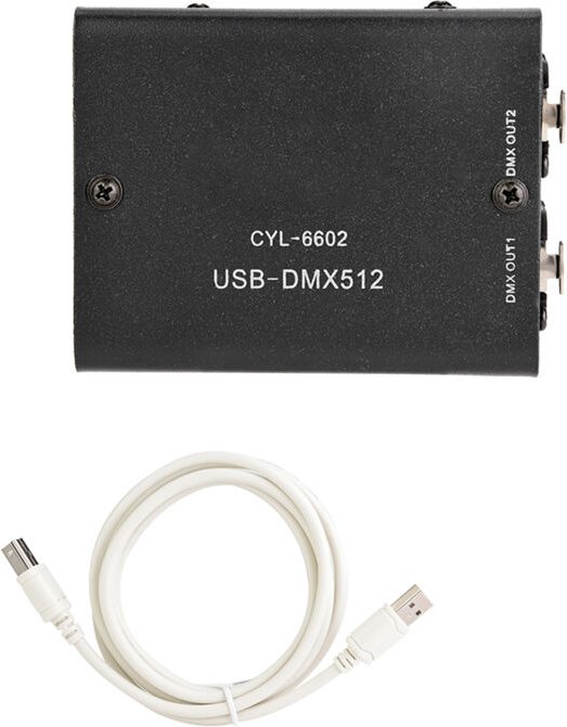 3-Kanal-DMX-Controller, Lichtsteuerung kompatibel mit DMX-512-Eingang zur Steuerung von Computer-Sweep-Lights, Moving He...