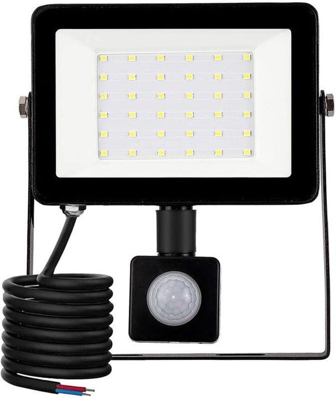 Projecteur extérieur LED,30W Lumière d'extérieure à détecteur de mouvement 6500K Spot led Extérieur,IP66 Lampe de Sécuri...