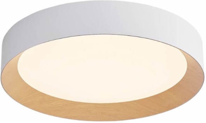 LED-Deckenleuchte Peranka 42W 4000K Weiß + Holzoptik