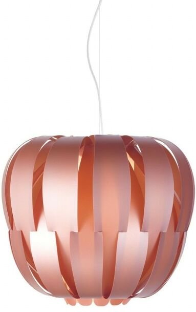 Rosa Metallaufhängung aus verchromtem Metall Cm. 19 x 16 Uhr