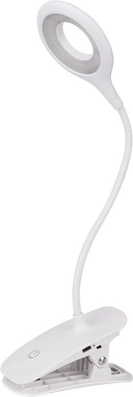 LED-Schreibtischlampe, Leselampe, 1200-mAh-Akku, 16 LEDs, 3 Helligkeitsstufen, 360° flexible Klemmleuchte, kabellose Tou...