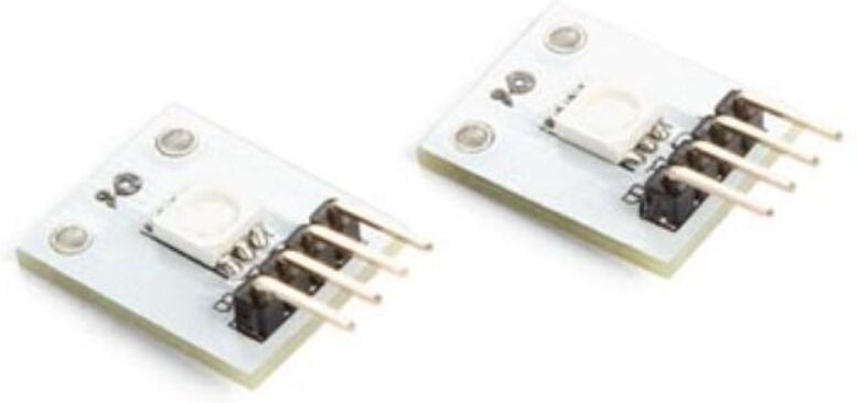 Rgb smd led-modul 3 farben (2-tlg.)