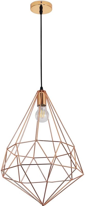 Privatefloor - Retro-Deckenlampe - Geometrische Pendelleuchte - Yak Gold