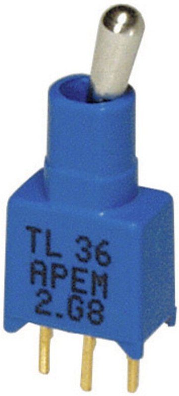 Apem - TL39WW05000 TL39WW05000 Kippschalter 20 v dc/ac 0.02 a 1 x Ein/Aus/Ein rastend/0/rastend 1 St.