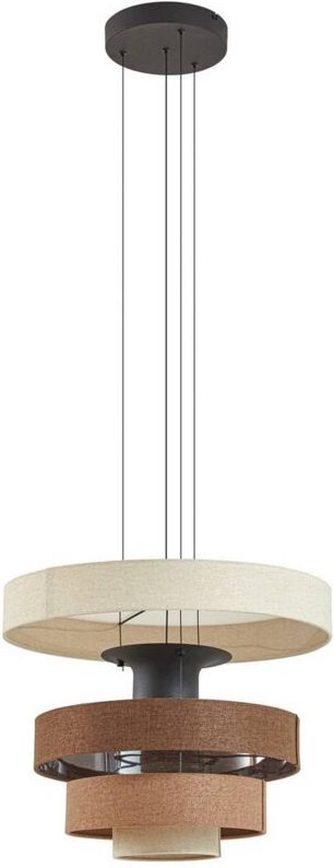 Pendelleuchte "Peldano" aus Textil für Wohnzimmer & Esszimmer von Lucande