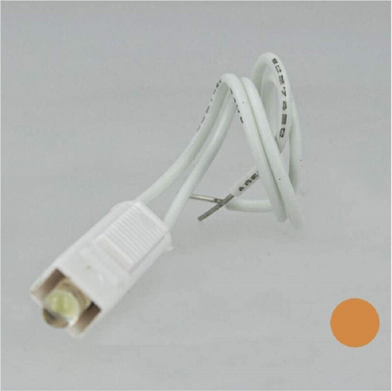 Trade Shop Traesio - Trade Shop - led 220V 0,5W lampada für compatibible bticino axolut - Orange