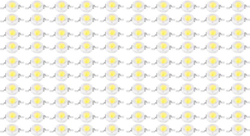 Eosnow 3W Hochleistungs -LED -Perlen leichte Diodenchips SMD für DIY -Beleuchtungskörper weiß