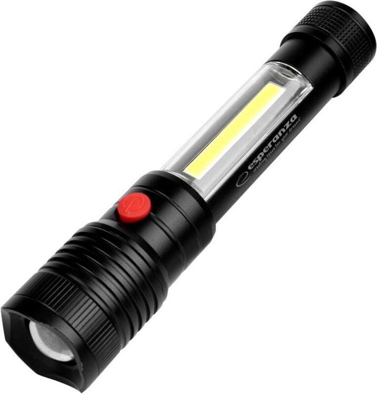 Esperanza led taschenlampe seitlicher cob reflektor apate