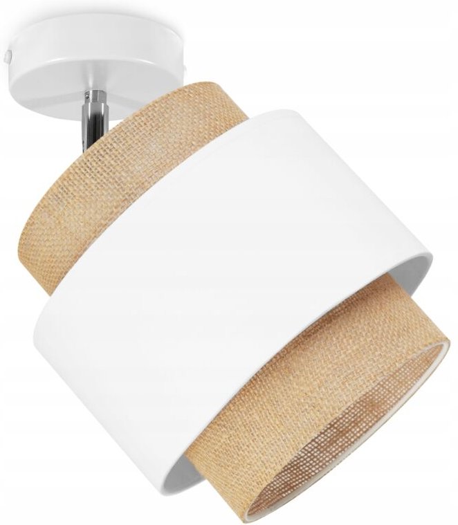 Deckenleuchte, Wandleuchte, Lampenschirm, Boho, Jute, 20 Cm