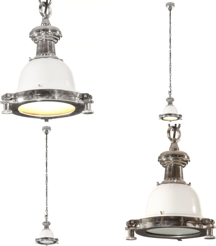 Vidaxl - Pendelleuchte 24x24x137 cm Aluminium - Pendelleuchte - Wohnzimmerlampe - Esszimmerlampe - Industrielle Lampe - ...