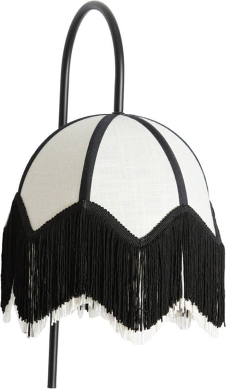 Wandleuchte - Sulina - weiß - textil - E27 - - Light&living