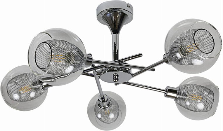 Hängelampe OZZO 1 E14 Chrom Candellux 35-72252