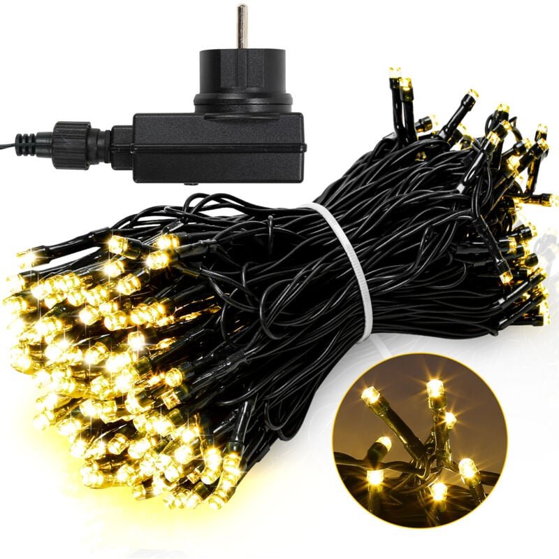 SWANEW 30M 300 LED Lichterkette 8 Lichtmodi Wasserdicht Party Garten Beleuchtung Innen Außen Weihnachten Hochzeit Deko W...