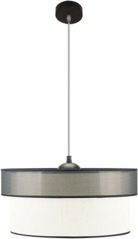 Fabrilamp - fab 172995001 Felix Pendelleuchte Schwarz / Weiß 1xe27 Regx50x50 Cm