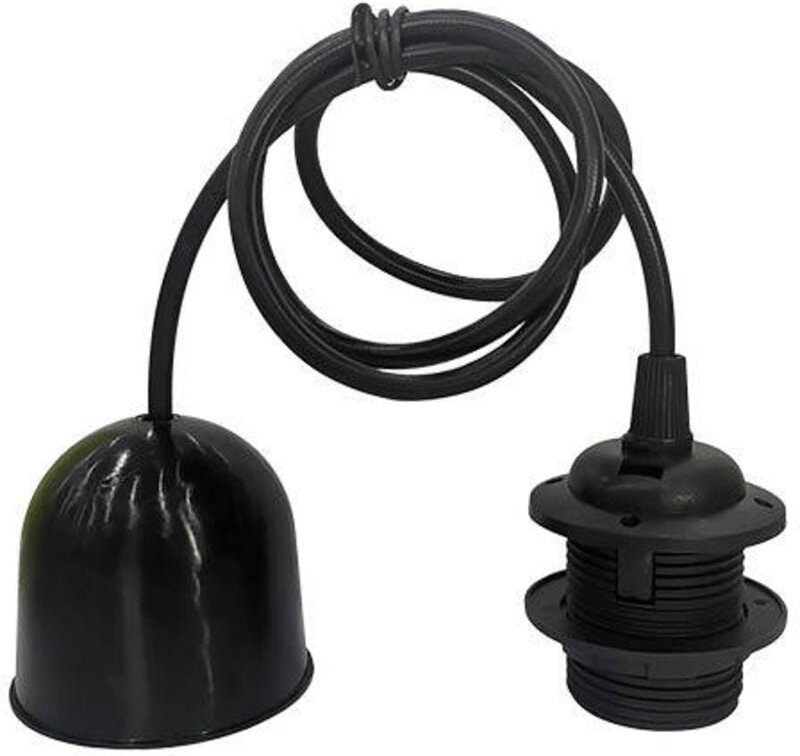 GSC - Cuval Pendelleuchte E27 1M Schwarz