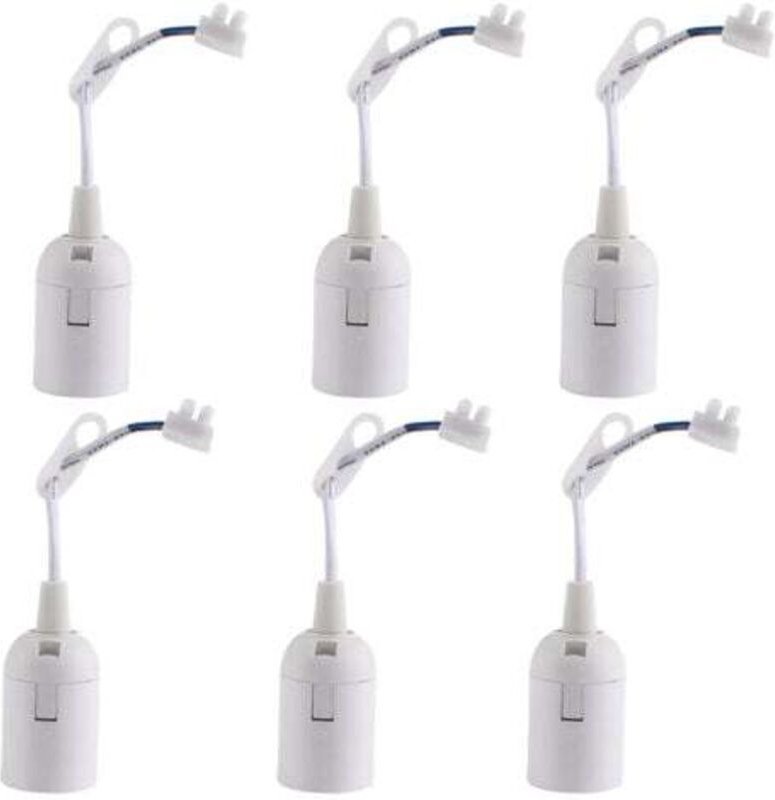 Stück E27-Schraubfassungen für Deckenleuchten auf Baustellen, E27-Sockel-Deckenleuchtenhalter, Einbau-Deckenleuchtenhalt...